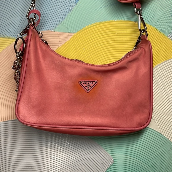 Prada Re-Edition 2005 Nylon Bag Pink - Picture 3 of 14